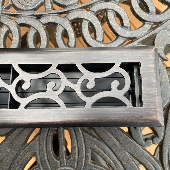 Floor Register - Oil Rubbed Bronze 2" x 12" - Picture 6 of 8